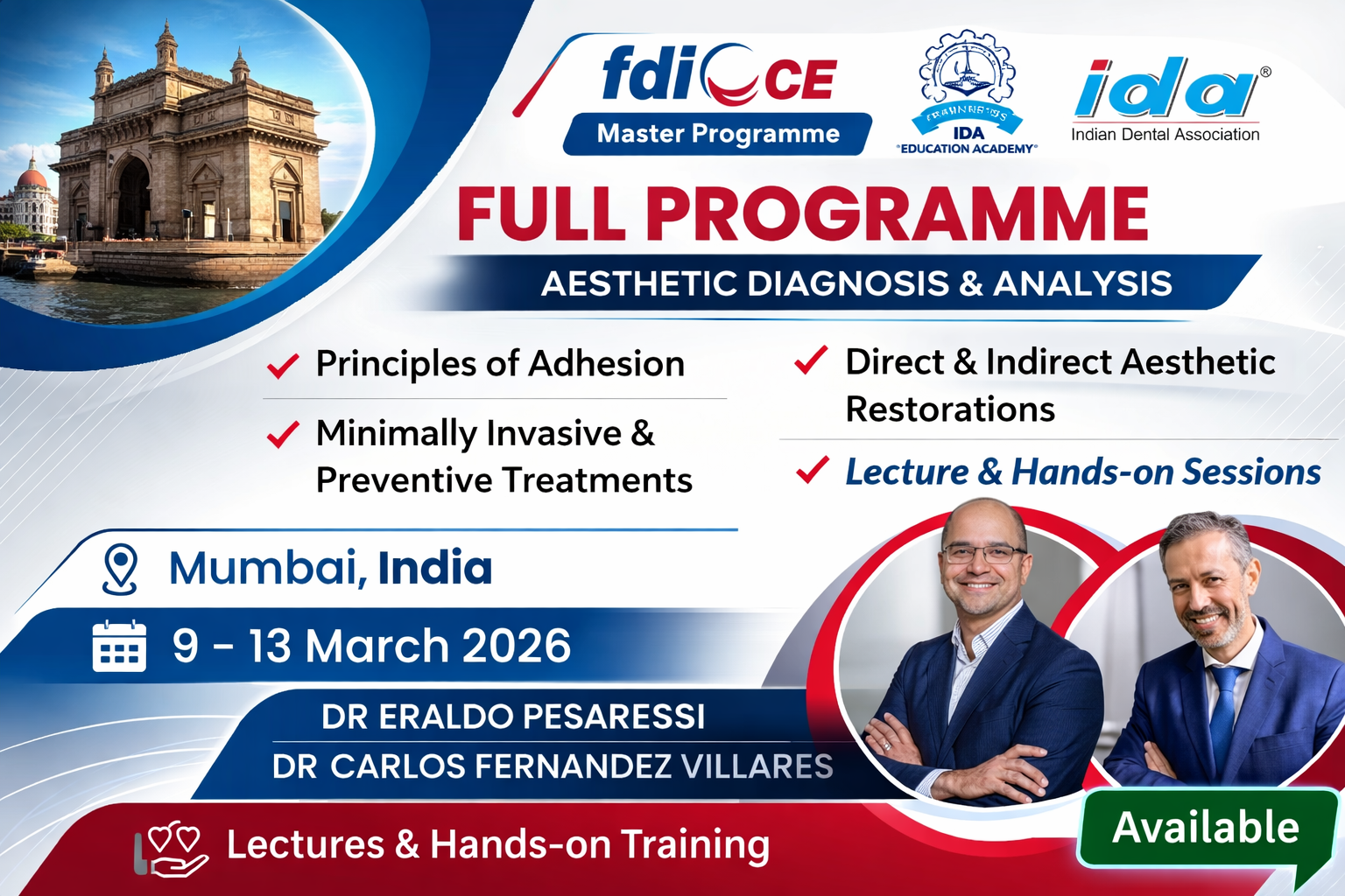 FDI Master CE Course Aesthetics Adhesive Dentistry